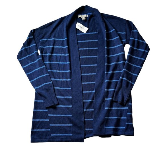 Banana Republic Womens Striped Cardigan Sweater S‎ Wool & Nylon - Picture 1 of 5